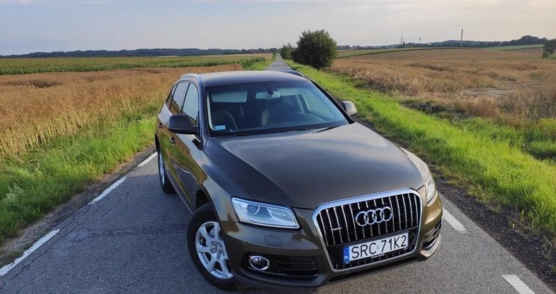 Audi Q5 cena 71900 przebieg: 129000, rok produkcji 2012 z Racibórz małe 326